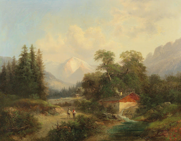 View of the Breite Riss Puchberg in the Schneeberg Region