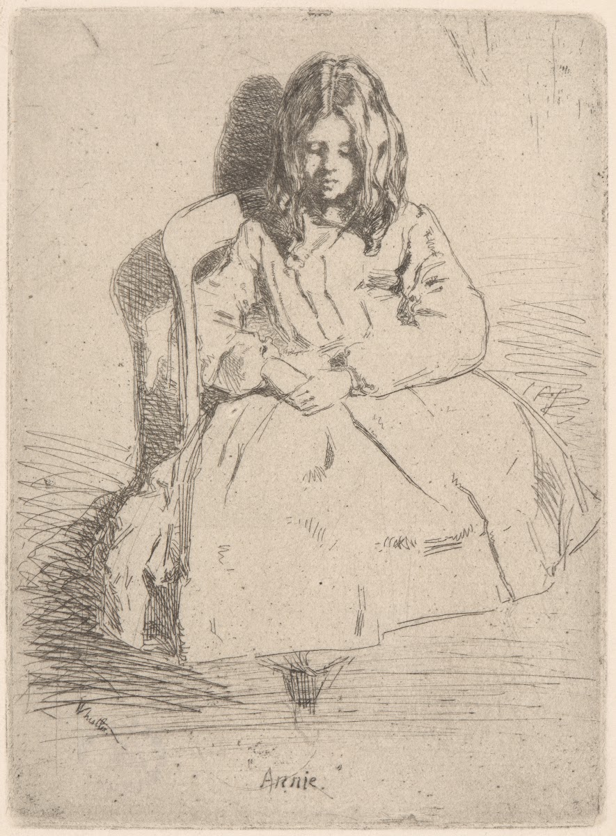 Annie Seated ca 1858