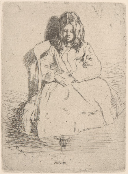 Annie Seated ca 1858