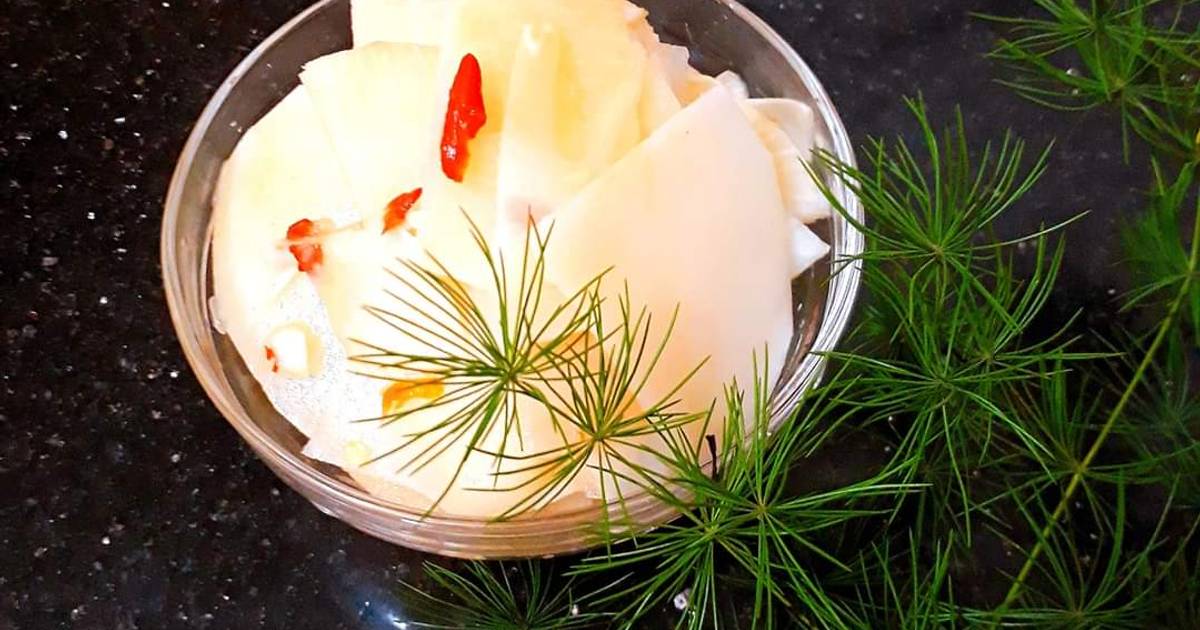 Măng muối chua tỏi ớt