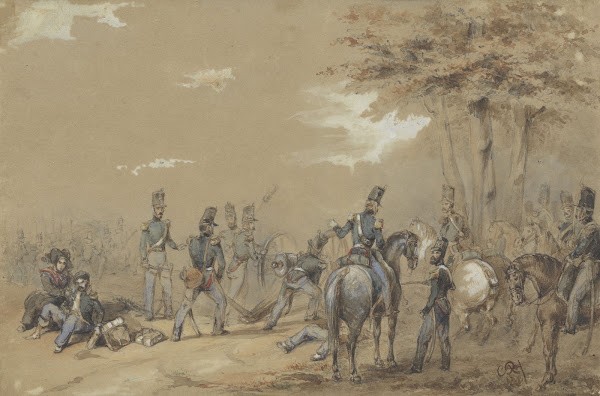 Infanterie in gevecht c 1824   c 1894