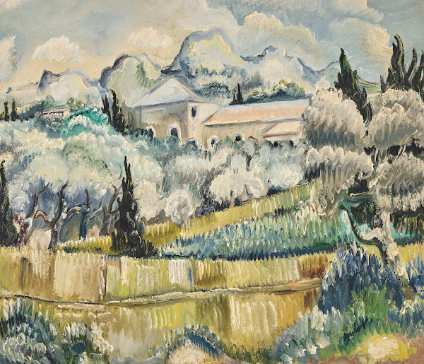 Landschaft in Südfrankreich 1938