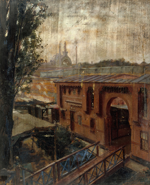 Les bains Deligny au quai dOrsay 1900