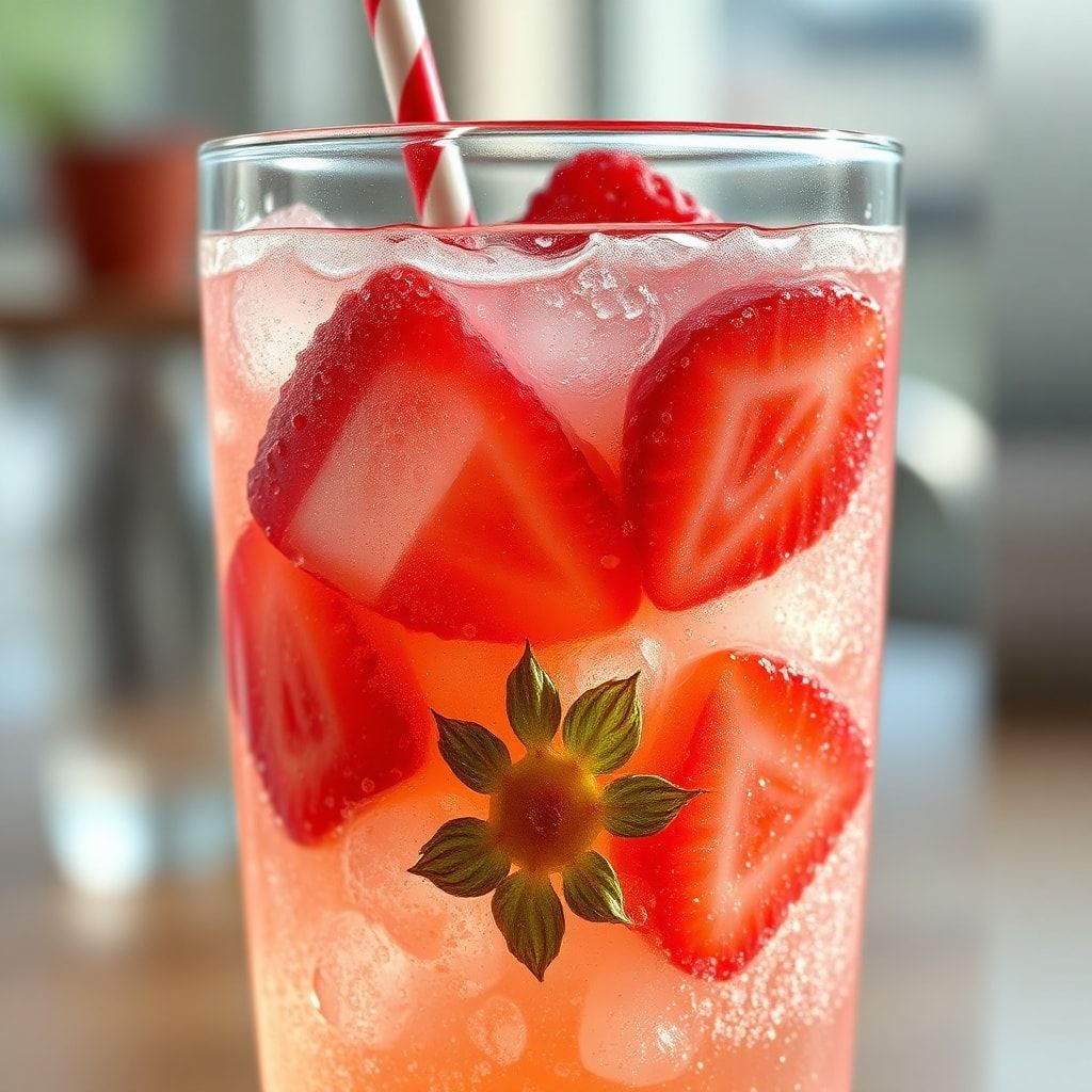 Refreshing Strawberry Dirty Sprite Recipe for Summer Drinks (Easy 5-Minute) finished