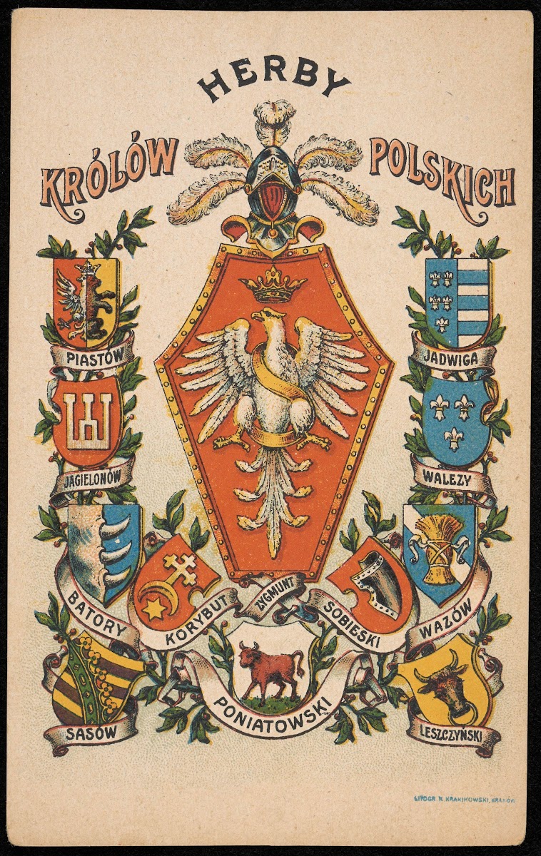 Herby królów polskich 1920