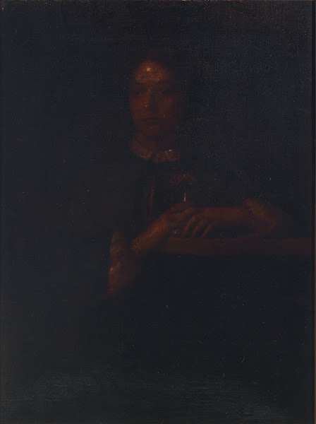 Sarah Leaning on a Bannister ca 1840