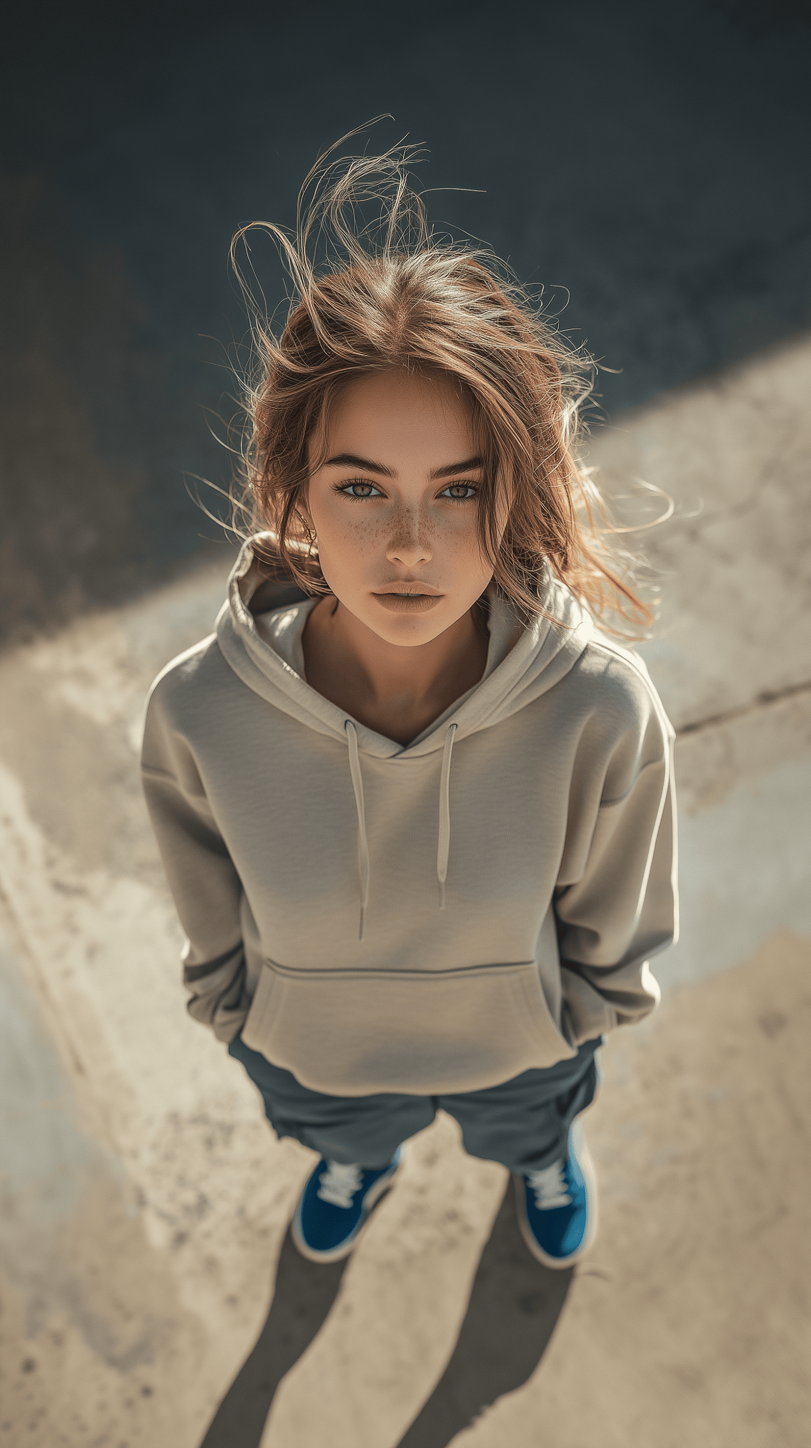 Diseña un retrato fotorrealista de