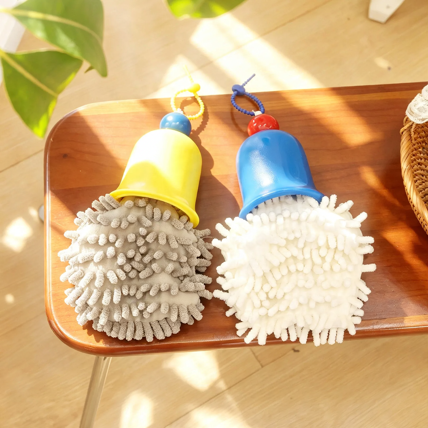 Hanging towel with bell, highly absorbent
