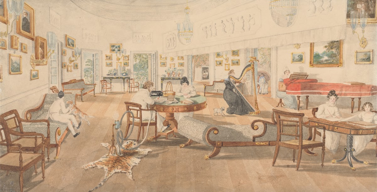 The Summer Room in the Artists House at Patna 1824