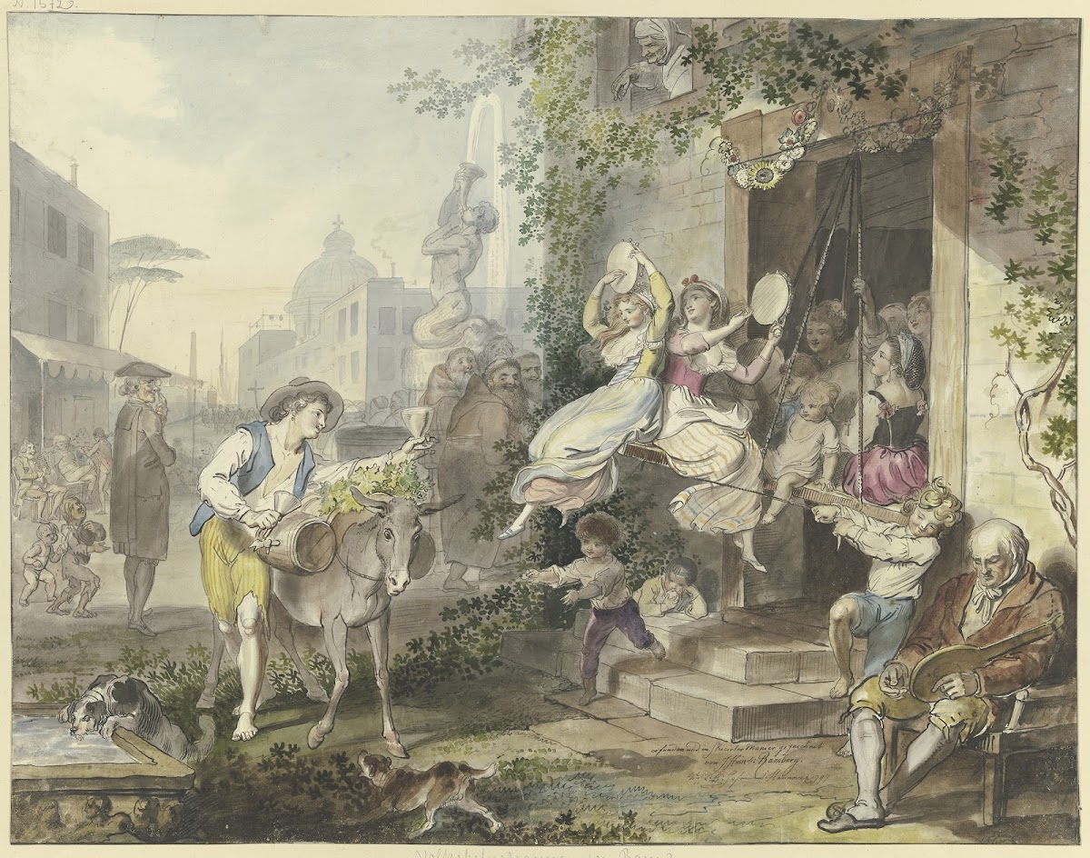 Popular amusements in Rome 1797