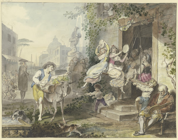 Popular amusements in Rome 1797