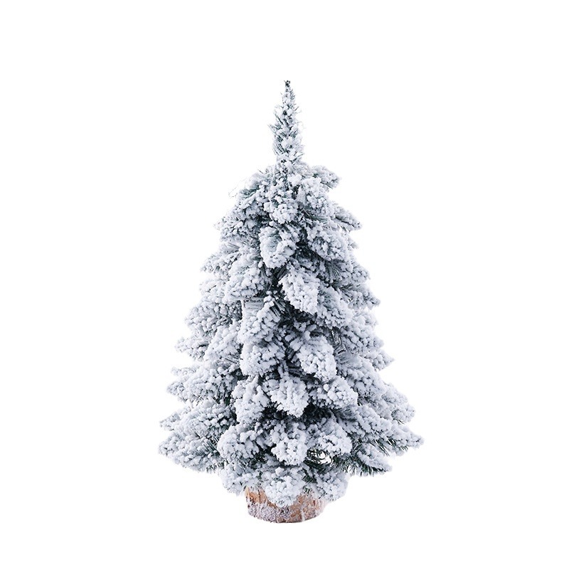 Mini Christmas tree with snow effect and LED light
