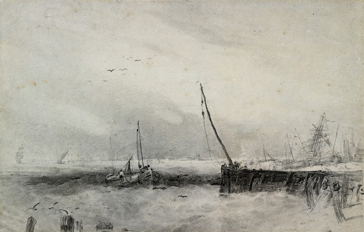 Vessels in a Squall off the Coast