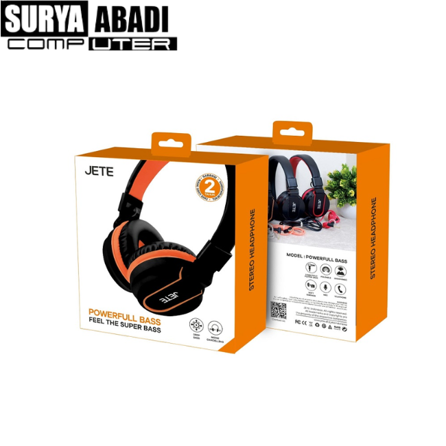 HEADSET JETE POWERFULL BASS