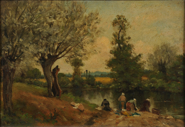 Paysage Laveuses