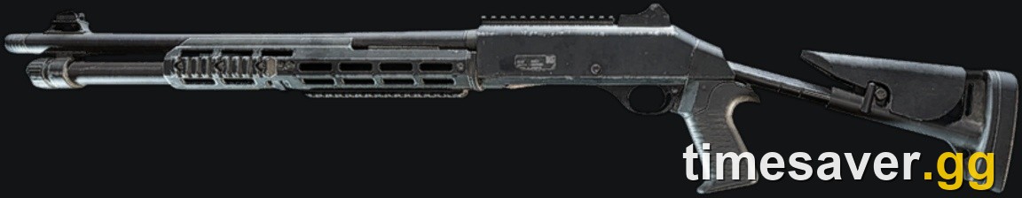 Battlefield 6 M1014 semi-automatic shotgun weapon render in side profile