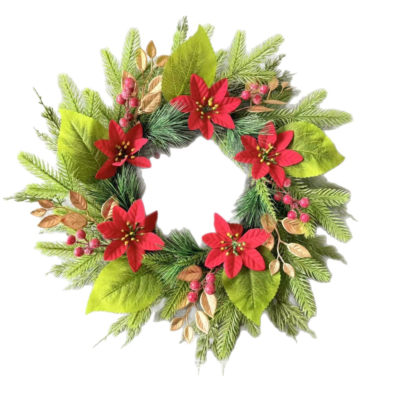 Christmas wreath made of PE, 50 cm