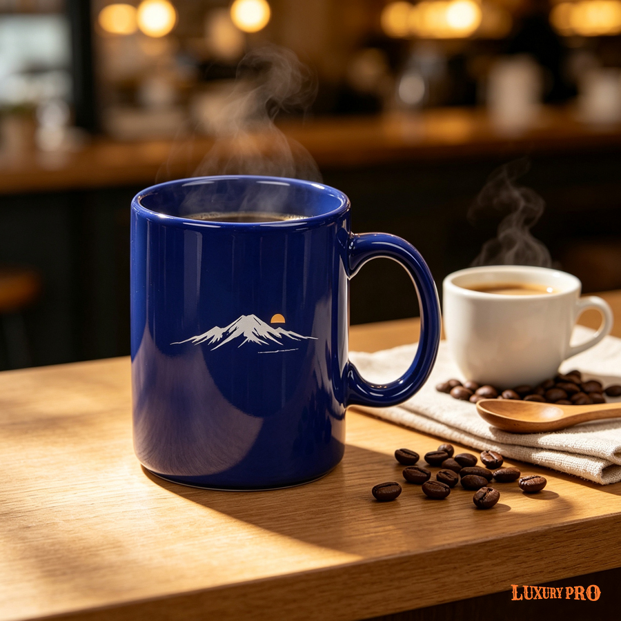 11oz Blue Crystal Mug