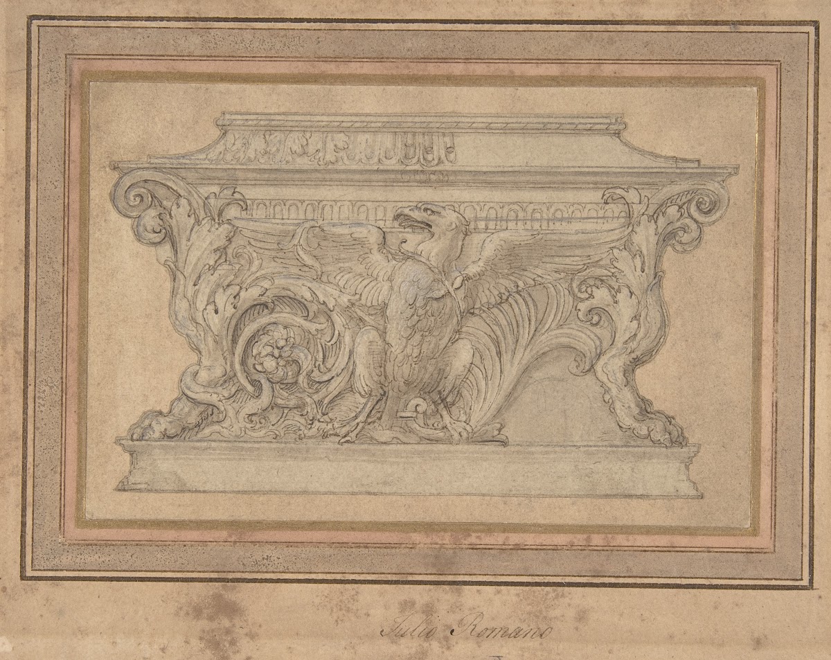 Design for a Casket with the Gonzaga Eagle ca 152746