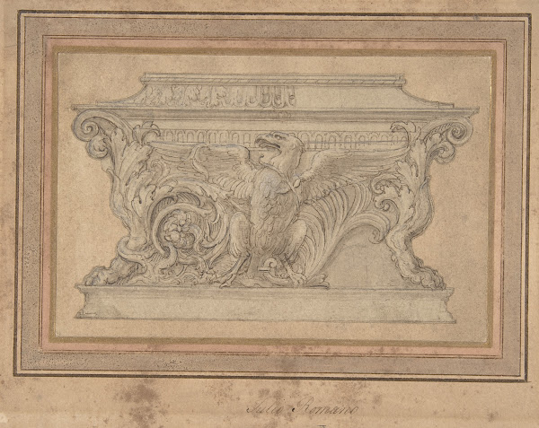 Design for a Casket with the Gonzaga Eagle ca 152746