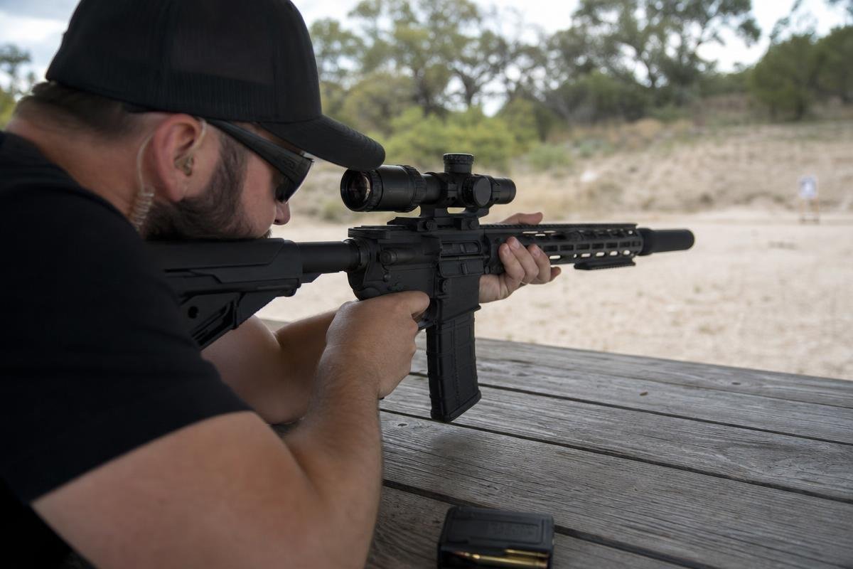 shooting ranges near Denison, TX for AR-platform rifle practice