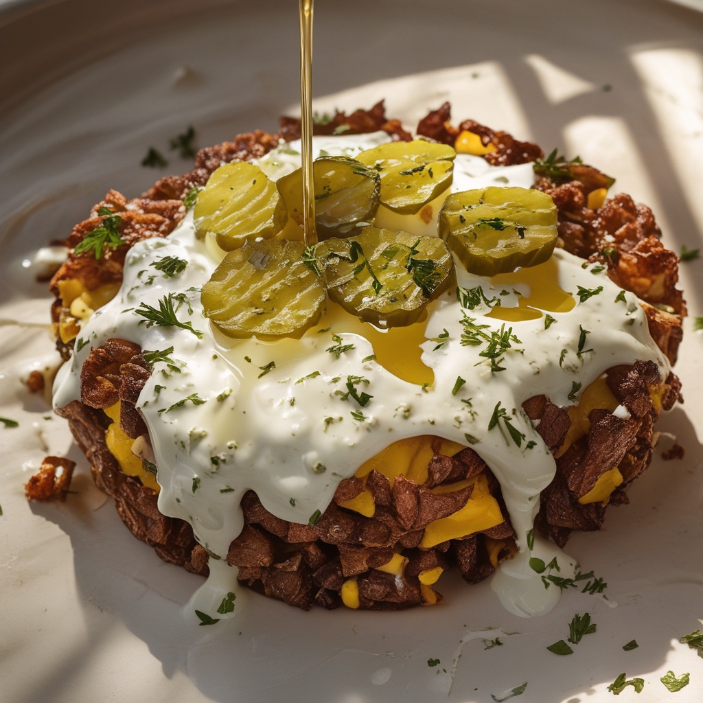 Healthy Dill Pickle Cottage Cheese Ranch Recipe - Easy & Flavorful Snack finished
