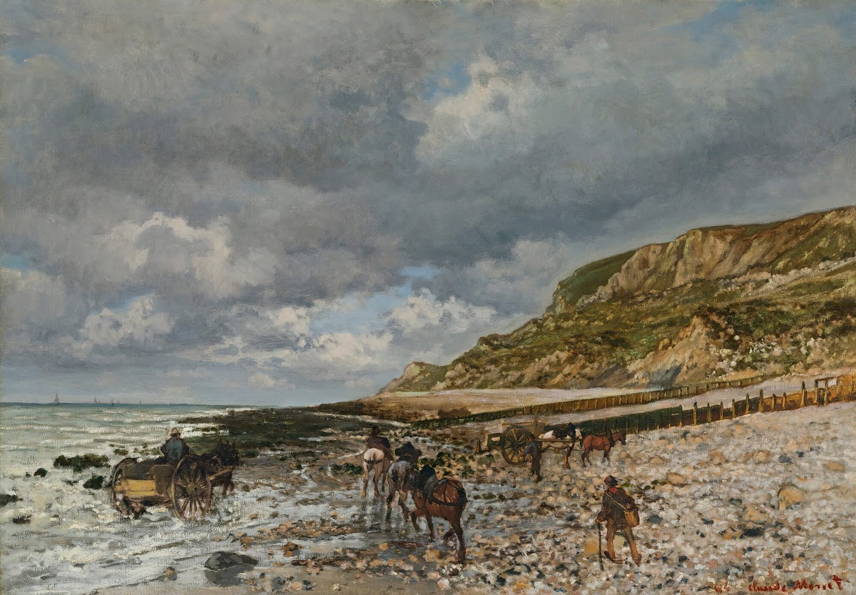 Chevaux À La Pointe De La Hève 1864