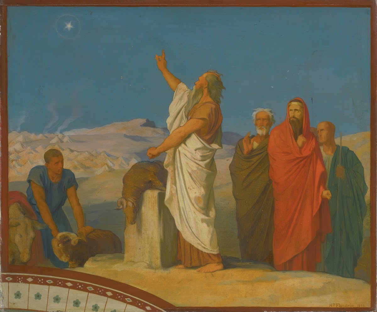 Baalam Prophétise Quun Astre Sélèvera Du Milieu Disraël 1858