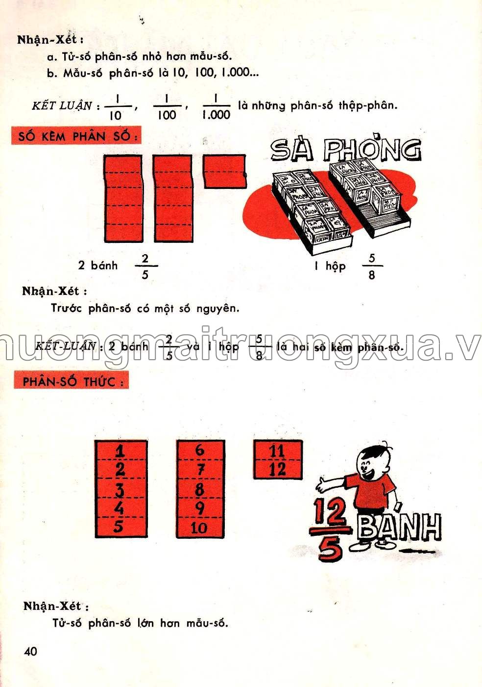 Toán pháp lớp 5 (1970) - Trang 39