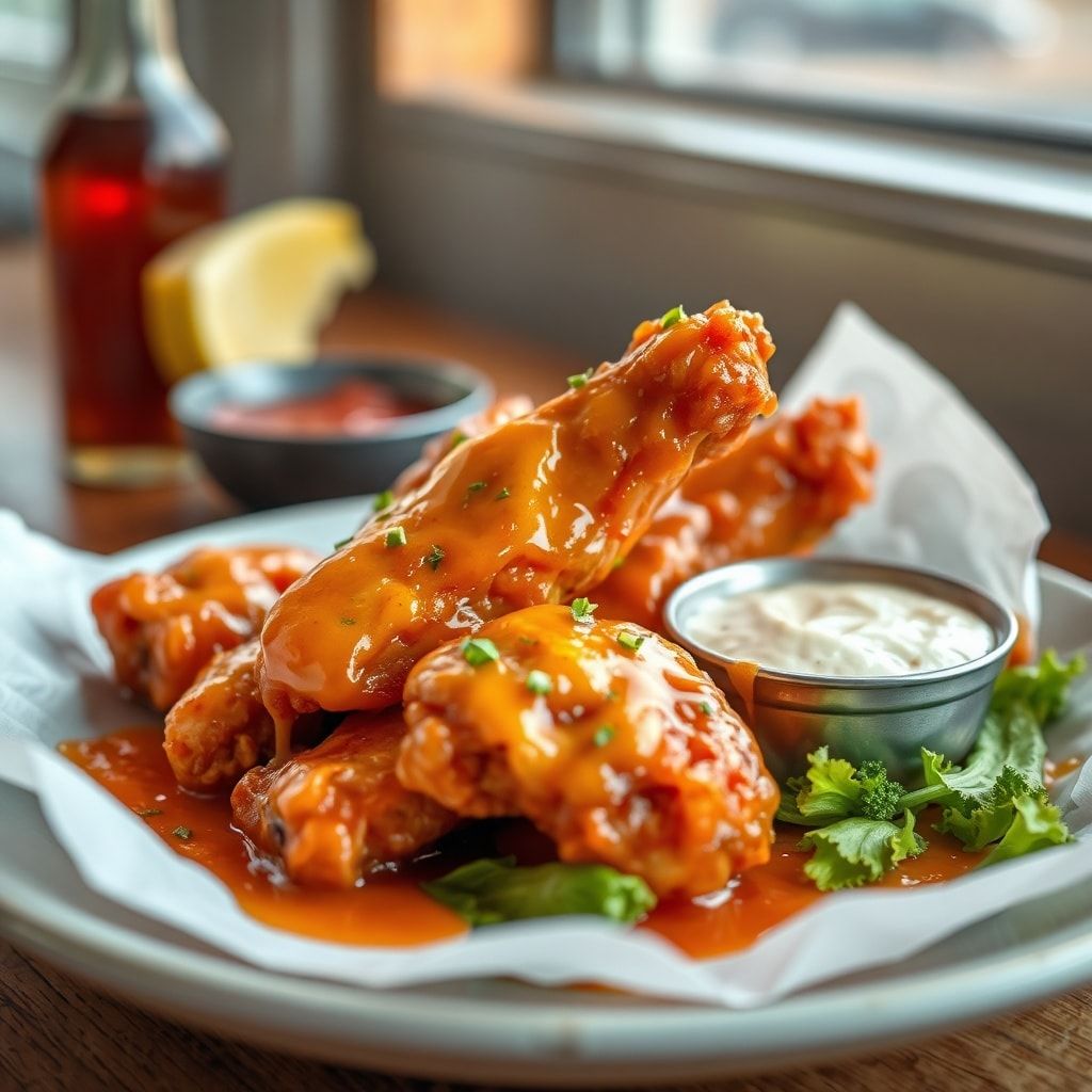 Hot Honey Peach Wings for Crispy Spicy Dinner – Easy One-Pan Weeknight Winner