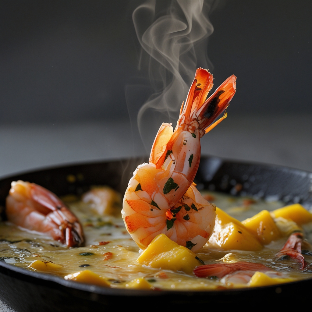 Final Goan-Inspired Mango Shrimp Skillet - High-Protein 30-Minute Meal