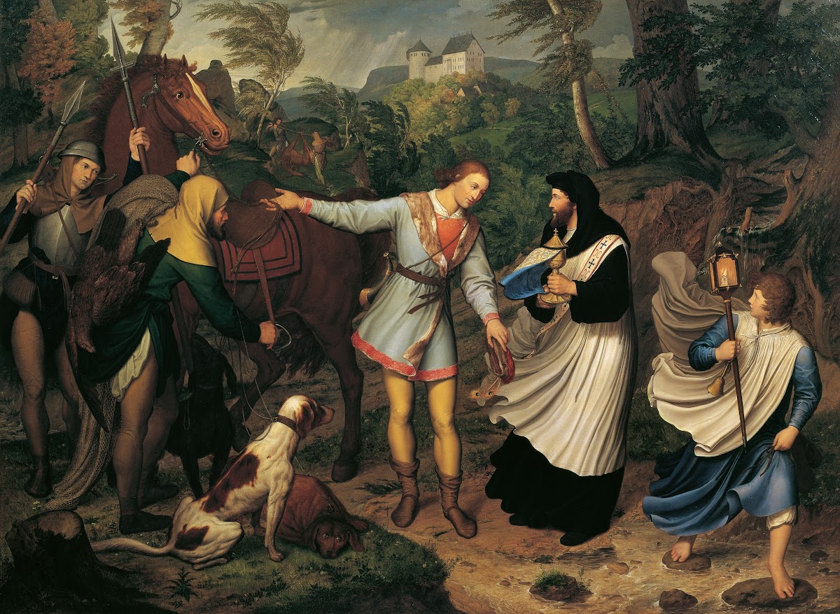 Rudolf von Habsburg und der Priester 1828