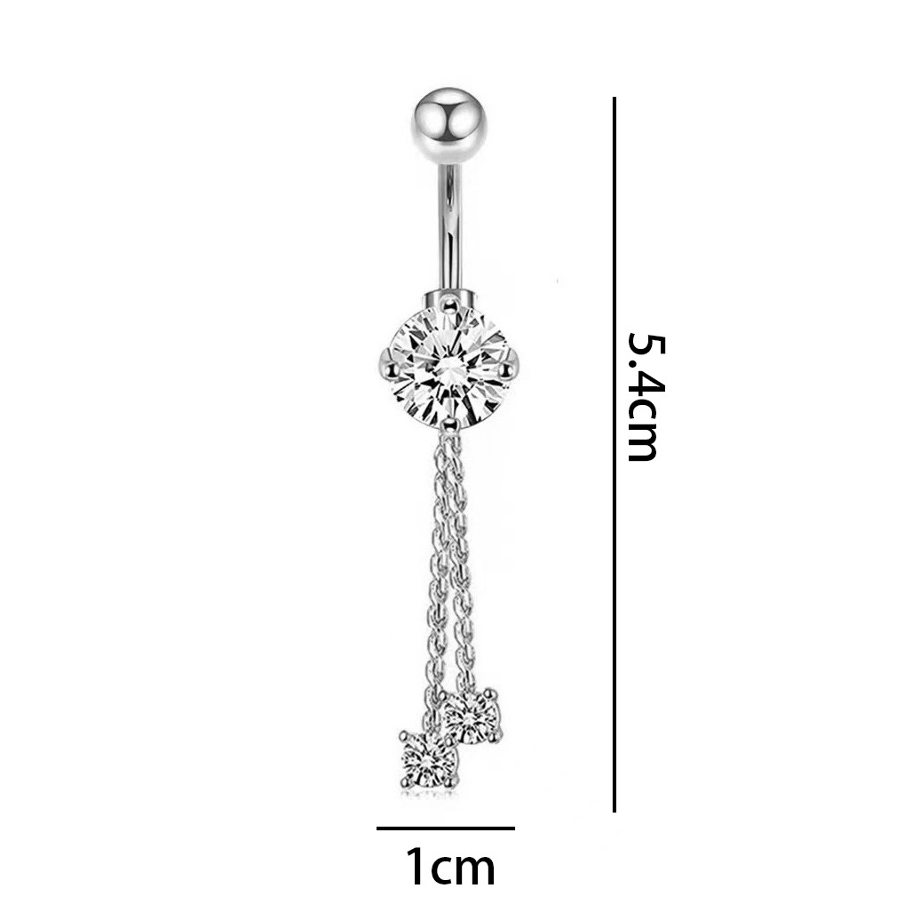 Titan-Piercingstab, flache Basis, Innengewinde