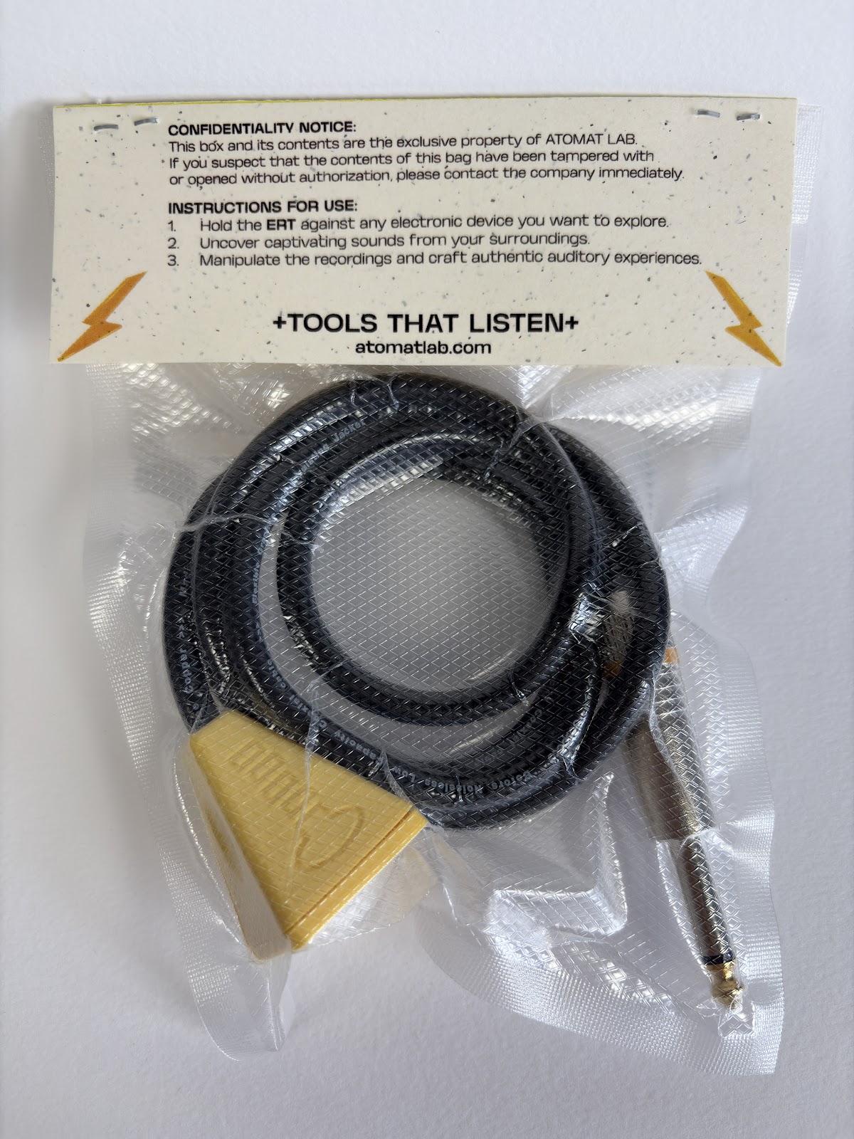 ERT EMF microphone by ATOMAT LAB — detail 1