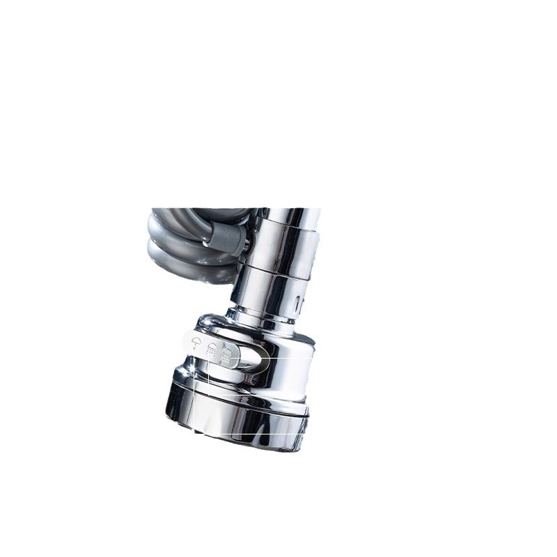 Retractable faucet attachment, 360° swivel
