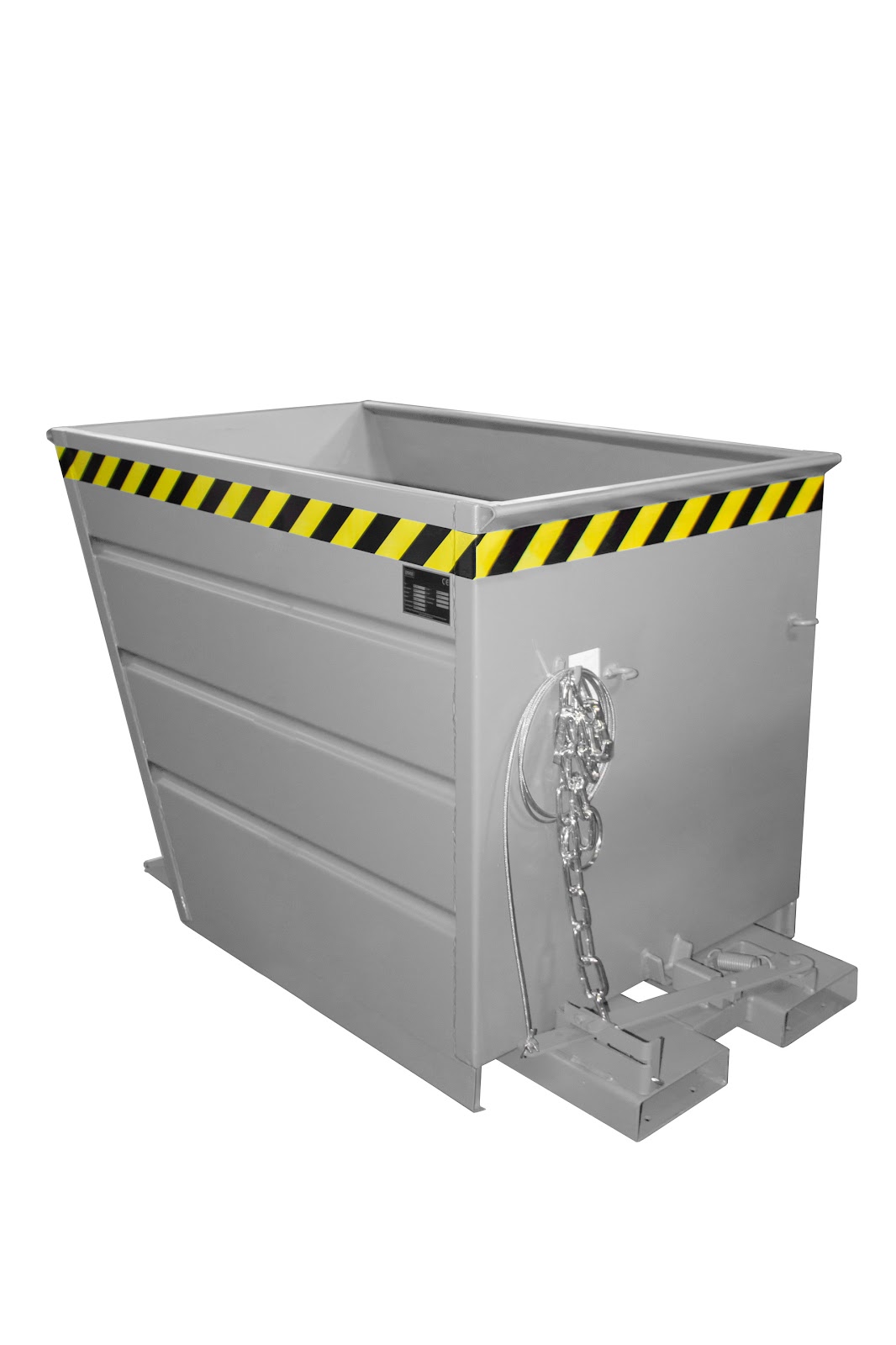 Kiepcontainer VG 700, gelakt, Muisgrijs