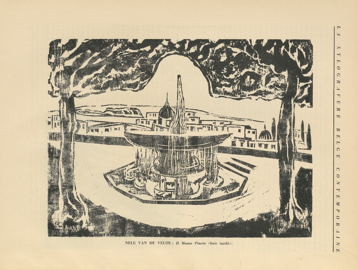 Nele van de Velde  Il Monte Pincio 1931