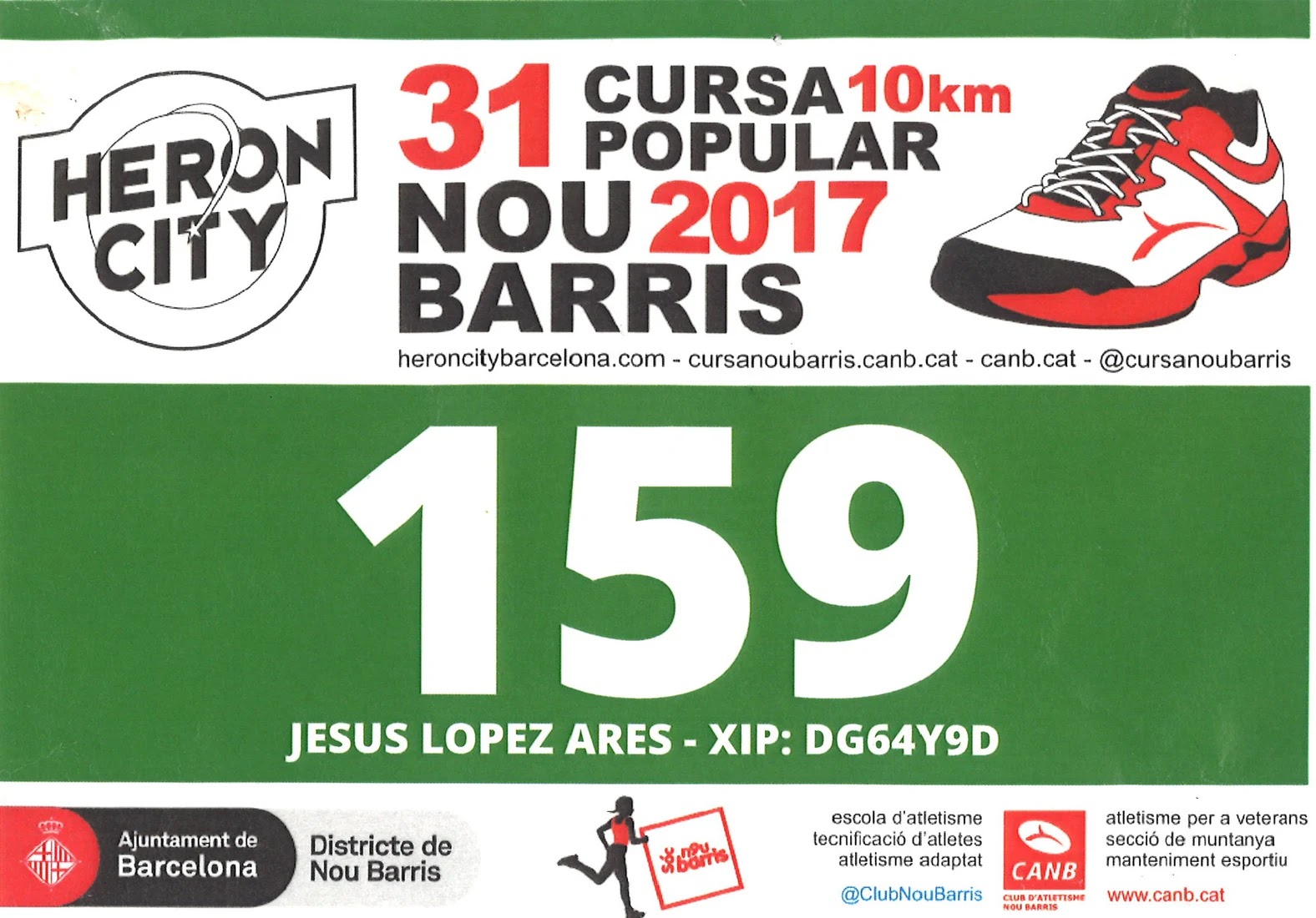 Dorsal de Cursa Nou Barris