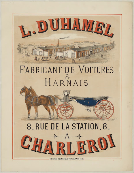 L Duhamel Fabricant De Voitures  Harnais 1876