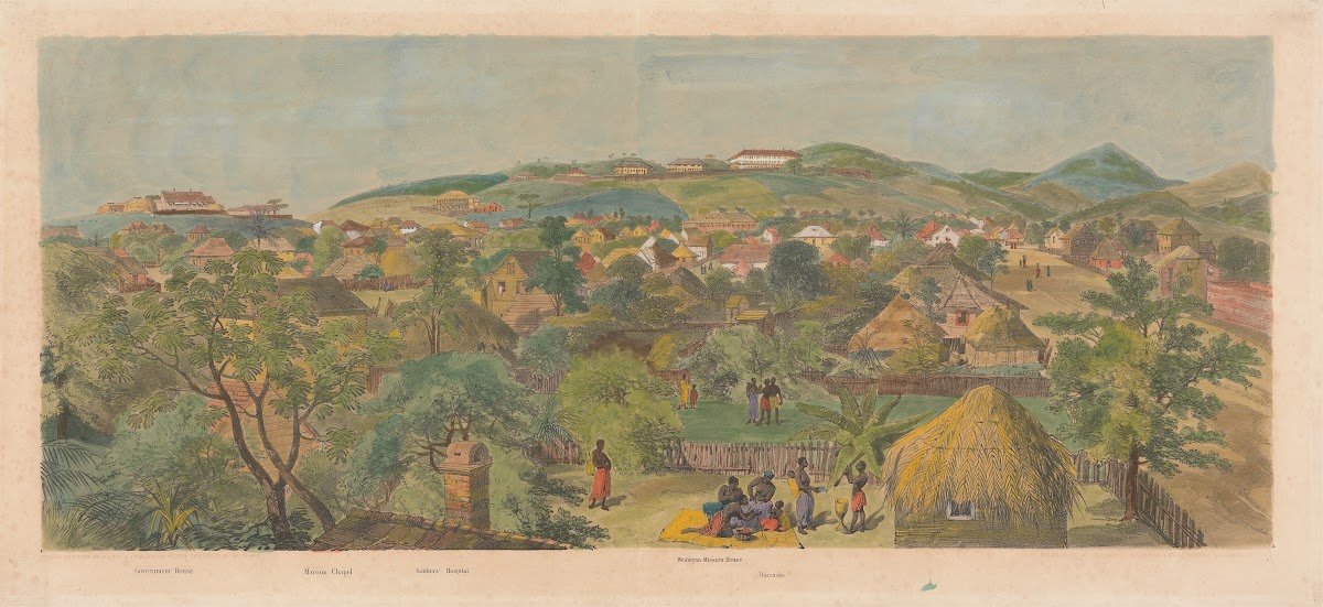 Freetown Sierra Leone ca 1850