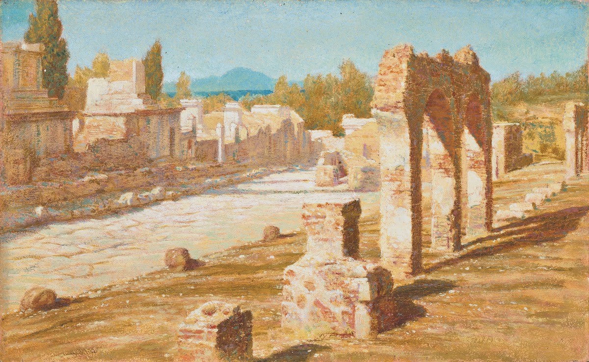 Street of tombs Pompeii