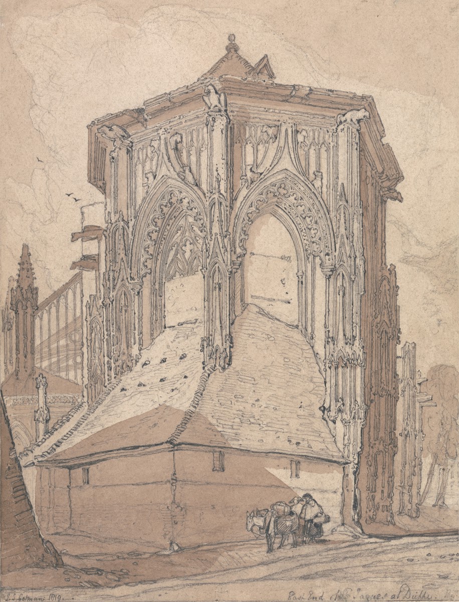 East End of Saint Jacques at Dieppe Normandy 1819