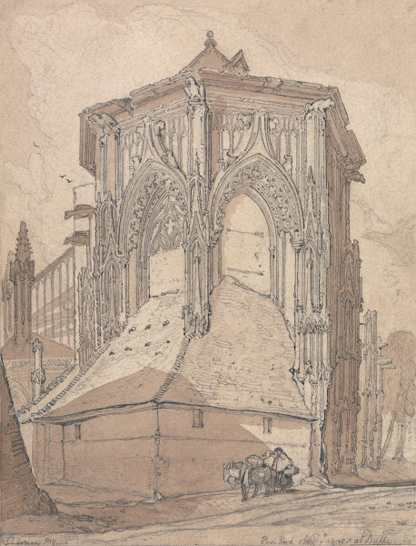 East End of Saint Jacques at Dieppe Normandy 1819