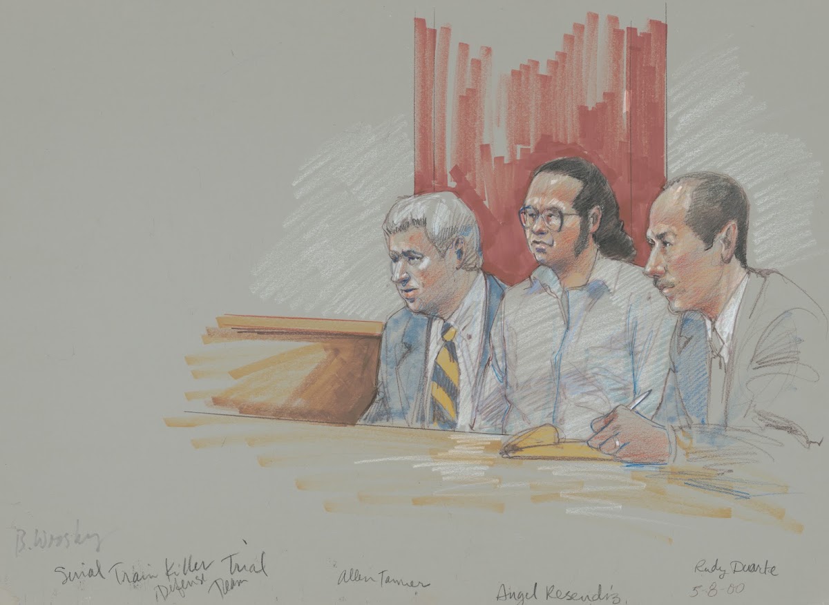 Serial train killer trial defense team Allen Tanner Angel Reséndiz Rudy Duarte 2