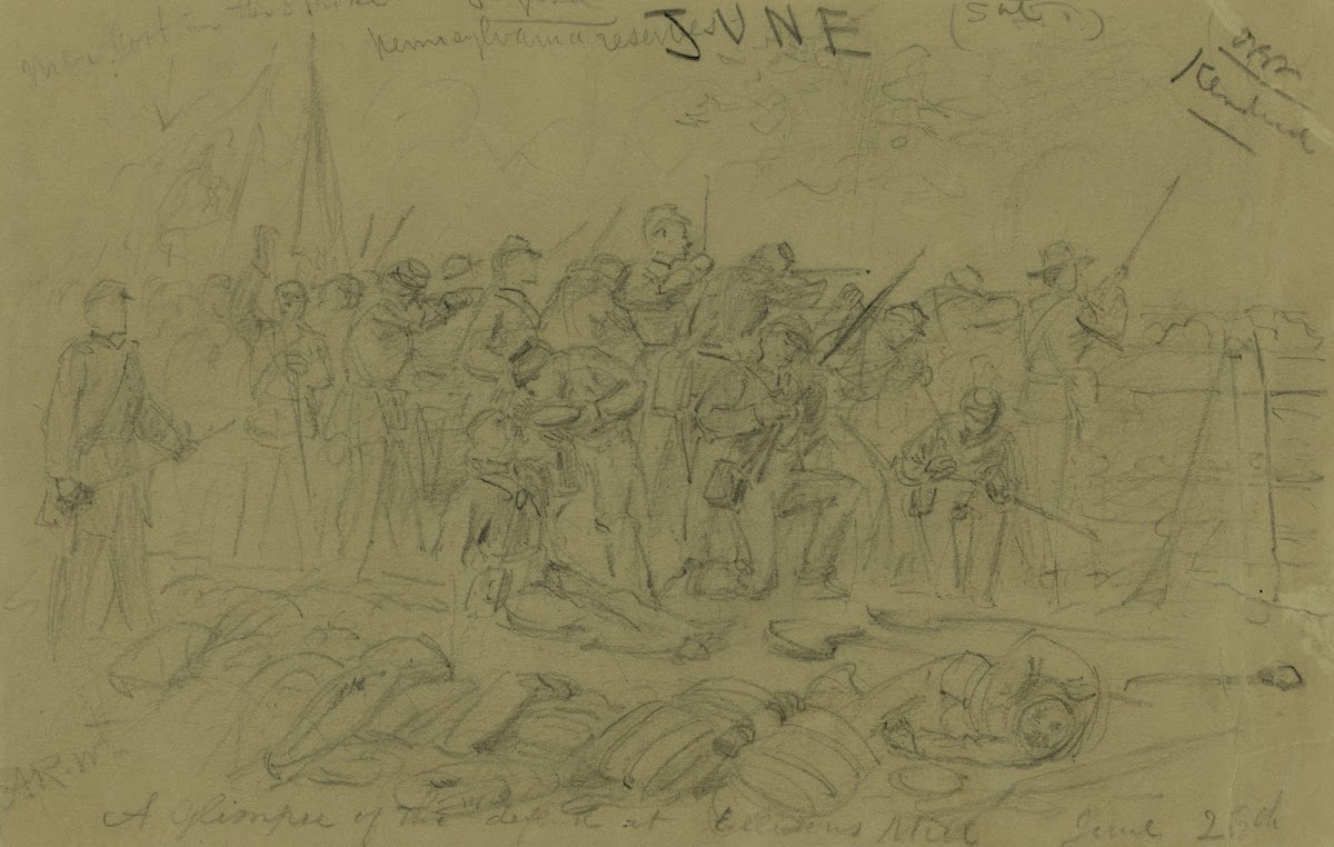 A glimpse of the defeat at Ellisons Mill June 26th 1862