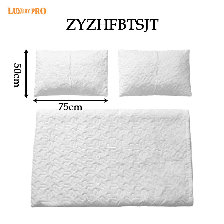 Free needle quilting duvet cover three piece set