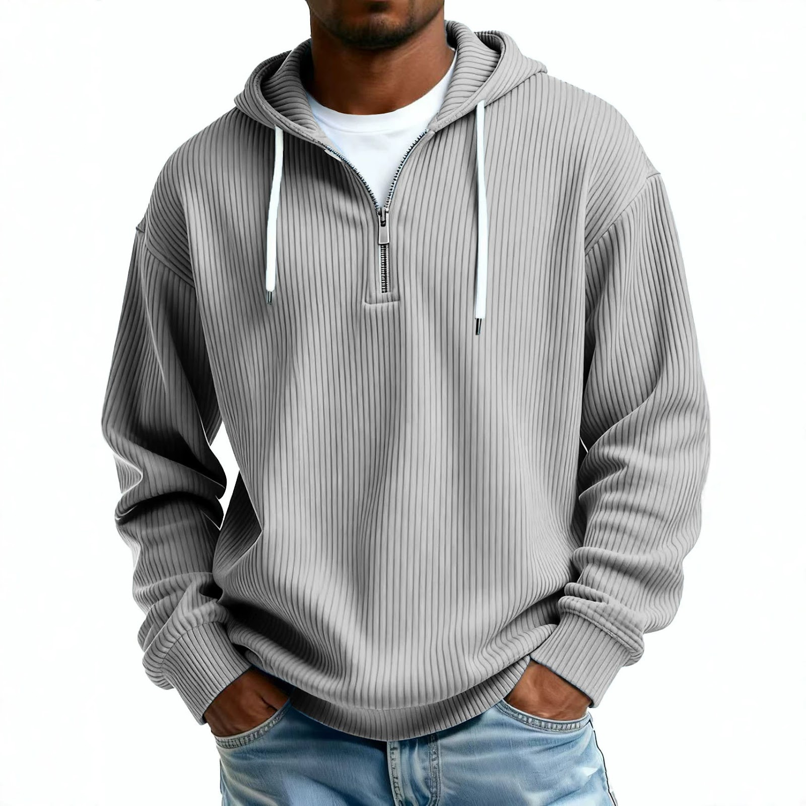 Men's hoodie with zipper
