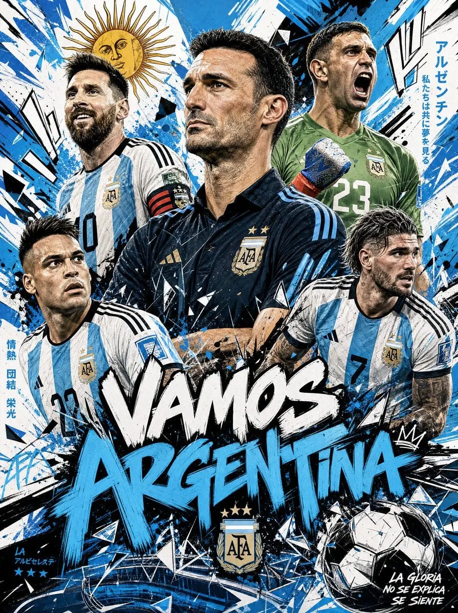 Un póster dinámico y elegante