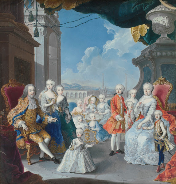 Cesarzowa Maria Teresa Habsburg 1717 1780 iFranciszek ILotaryński 1708 1765 zdzi