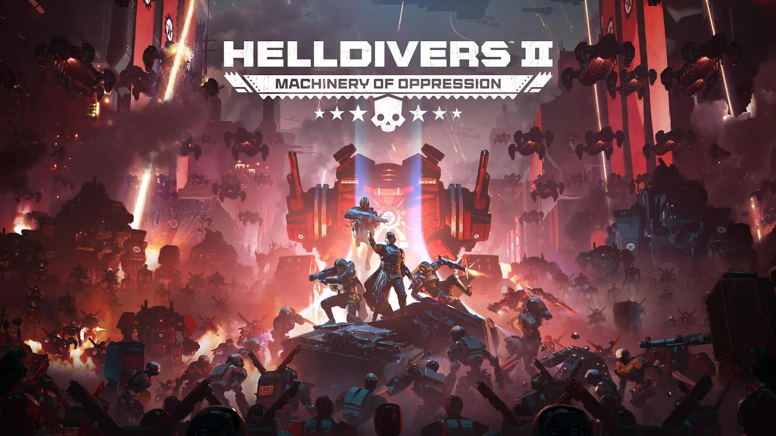 Helldivers II Machinery Of Oppression - Digital Concept Art 4K Wallpaper (3840x2160)